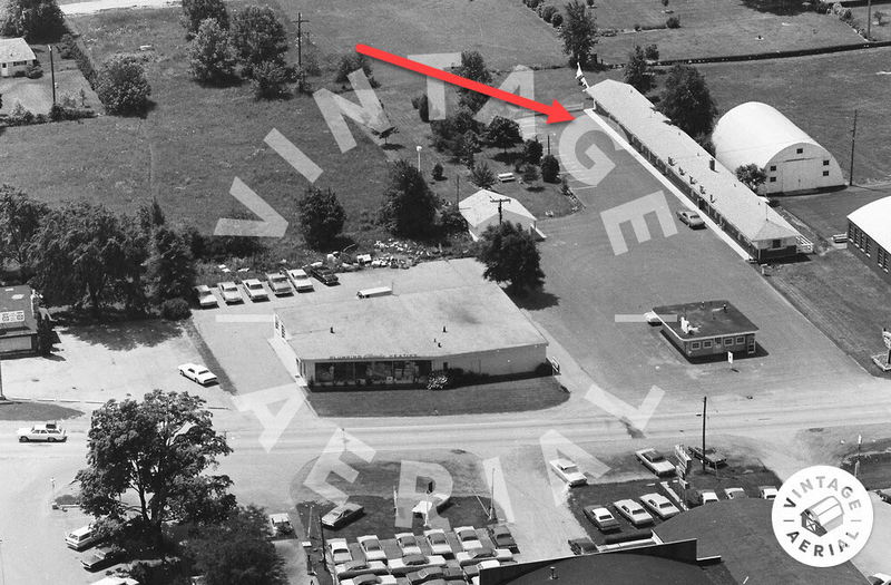 Jack Pine Drive-In and Motel - 1969 Aerial